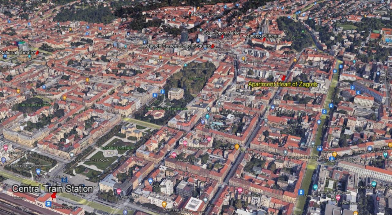 Apartment Heart Of Zagreb Eksteriør billede